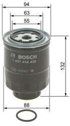 Bosch Filtru combustibil BOSCH 1 457 434 438 (1 457 434 438) - autobob