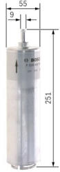 Bosch Filtru combustibil BOSCH F 026 402 085 (F 026 402 085) - autobob