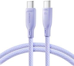 JOYROOM SA34-CC3 Cablu USB-C / USB-C 60W Transfer rapid 1m - violet