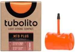 Tubolito MTB Plus 27, 5/29 x 2, 5-3, 0 (64/75-584/622) MTB belső gumi, E-bike-ready, FV42 (42 mm hosszú presta szeleppel), 101g, narancssárga
