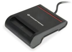 Conceptronic SCR01B chipkártya olvasó USB USB 2.0 Fekete (SCR01B) (SCR01B)