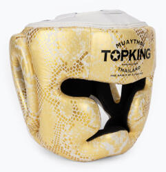Top King Cască de box Top King Super Star white/gold
