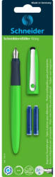 Schneider Stilou Schneider Wavy + 2 rezerve, blister, Verde (SD-STI179/VERDE)