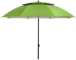  Umbrela soare de terasa / gradina, Windprofi, rotunda, structura metal, verde, D 200 cm (7068180)