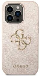 GUESS Husa Guess compatibila cu iPhone 15 Pro, 4G Big Metal Logo, Roz (3666339171605)