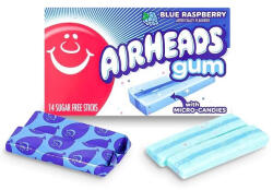  Airheads Blue Raspberry Gum kék málna ízű rágó 33g