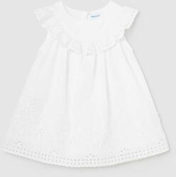 Mayoral baba pamut ruha fehér, mini, harang alakú - fehér 92