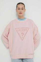 Guess Originals felső rózsaszín, női, nyomott mintás - rózsaszín XL