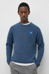 American Vintage gyapjúkeverék pulóver férfi - kék XL