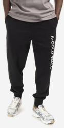 A-cold-wall* pamut melegítőnadrág Essential Logo Sweatpants fekete, nyomott mintás - fekete XL