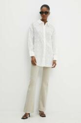 ANSWEAR ing női, galléros, fehér, relaxed - fehér L - answear - 12 585 Ft