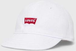 Levi's gyerek pamut baseball sapka LAN LEVI'S BATWING SOFT CAP fehér, nyomott mintás - fehér 80/92