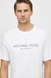 Michael Kors pamut póló fehér, férfi, nyomott mintás - fehér XL - answear - 19 990 Ft