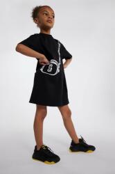 Marc Jacobs gyerek pamutruha fekete, mini, egyenes - fekete 108