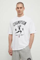 Champion pamut póló fehér, férfi, nyomott mintás, 219856 - fehér XL - answear - 11 990 Ft