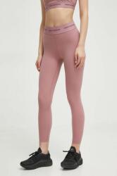 New Balance edzős legging Sleek rózsaszín, nyomott mintás - rózsaszín S