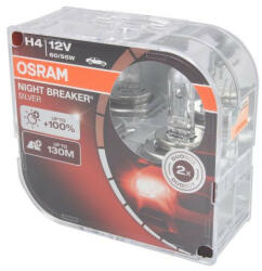 OSRAM Izzó H4 12V 60/55 Night Breaker Silver (2db) - OSRAM