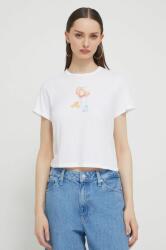 Abercrombie & Fitch pamut póló női, fehér - fehér S - answear - 10 990 Ft