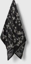 Lanvin selyem kendő fekete, mintás - fekete Univerzális méret - answear - 99 990 Ft