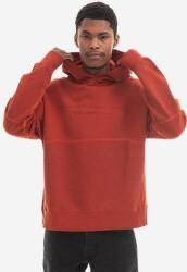 A-cold-wall* pamut melegítőfelső Overdye Hoodie piros, férfi, nyomott mintás, kapucnis - piros M