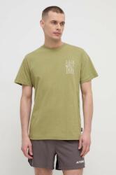 Jack Wolfskin t-shirt Jack Tent zöld, férfi, nyomott mintás - zöld XXL