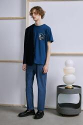 Medicine pamut póló férfi, nyomott mintás - kék XL - answear - 3 790 Ft
