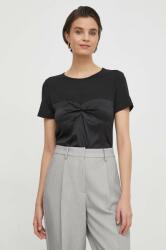 Sisley t-shirt női, fekete - fekete S - answear - 13 590 Ft