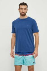 Guess pamut strand póló sötétkék, mintás, F4GI09 KA260 - sötétkék XL