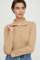 Sisley pulóver bézs, női, könnyű - bézs L