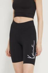 Karl Kani rövidnadrág női, fekete, nyomott mintás, magas derekú - fekete XS - answear - 10 390 Ft
