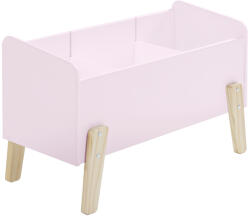 VIPACK Rózsaszín lakkozott tárolódoboz játékoknak Vipack Kiddy 39 x 80 cm (KITB1013)