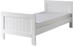 VIPACK Fehér lakkozott ágy Vipack Lewis 90 x 200 cm (LEBE9014)