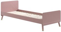 VIPACK Rózsaszín lakkozott ágy Vipack Billy 90x200 cm (BIBE9013)