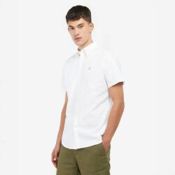 Barbour Oxford Short Sleeve Tailored Shirt - Classic White - XL