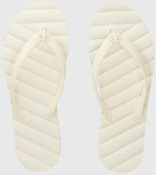 Tory Burch flip-flop Kira Flip Flop bézs, női, lapos talpú, 144262.101 - bézs Női 36.5