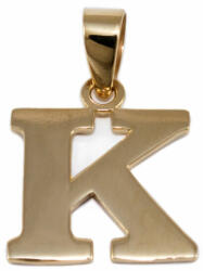 Ékszershop Fényes "K" betű arany medál (1269658)
