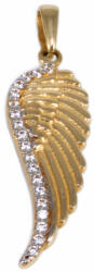 Ékszershop Köves angyalszárny arany medál (1270180)