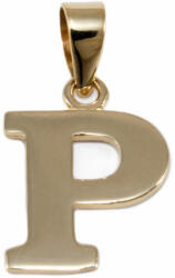 Ékszershop Fényes "P" betű arany medál (1254298)