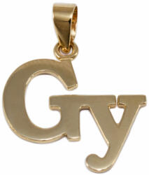 Ékszershop Fényes "Gy" betű arany medál (1254289)
