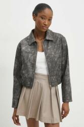 Answear Lab rövid kabát női, szürke, átmeneti - szürke S - answear - 16 785 Ft