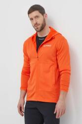 adidas TERREX sportos pulóver Xperior narancssárga, sima, kapucnis, IQ3720 - narancssárga S