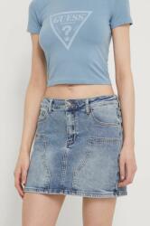 Guess Originals farmer szoknya mini, ceruza fazonú - kék 25