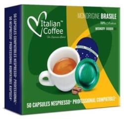 Italian Coffee 50 Capsule Brazil Nespresso Professional Compatibile