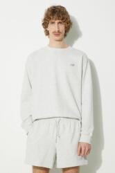 New Balance pamut melegítőfelső szürke, férfi, melange - szürke XL