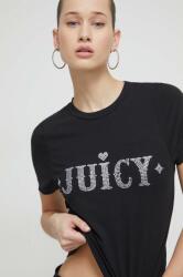 Juicy Couture t-shirt női, fekete - fekete XS - answear - 15 290 Ft