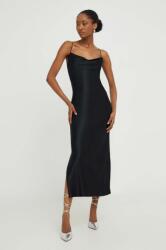 ANSWEAR ruha fekete, maxi, egyenes - fekete M - answear - 18 585 Ft
