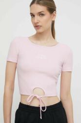 Guess t-shirt NYRA női, rózsaszín, V4GP03 KBCO2 - rózsaszín XL