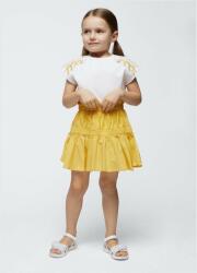 MAYORAL gyerek pamut szoknya sárga, mini, harang alakú - sárga 122