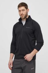 Marmot sportos pulóver Leconte Fleece fekete, sima - fekete XL