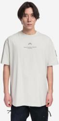 A-cold-wall* pamut póló Brutalist SS T-Shirt szürke, nyomott mintás - szürke L